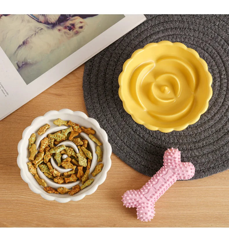 Petal Bloom Dog Puzzle Feeder