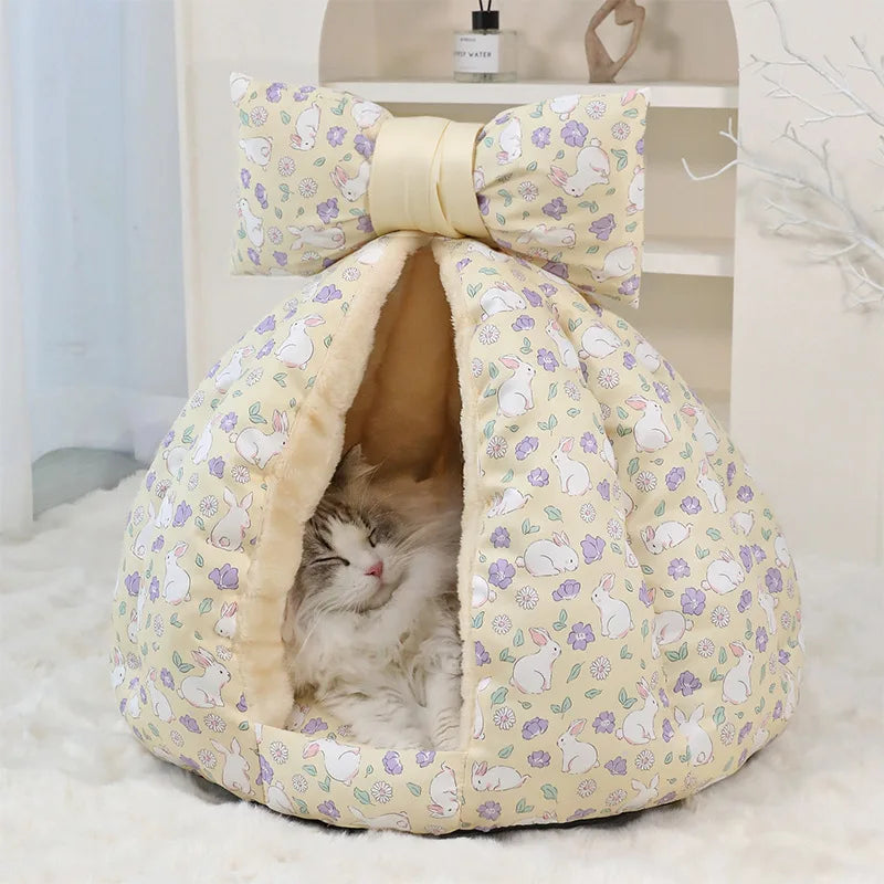 Darling Bow Cat Bed
