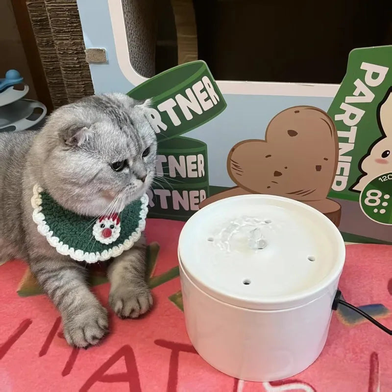 Ceramic Water Fountain - 1L Capacity