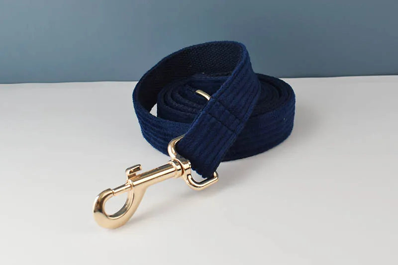 Bundle - Customizable 4pc Set - Navy Corduroy - Dog