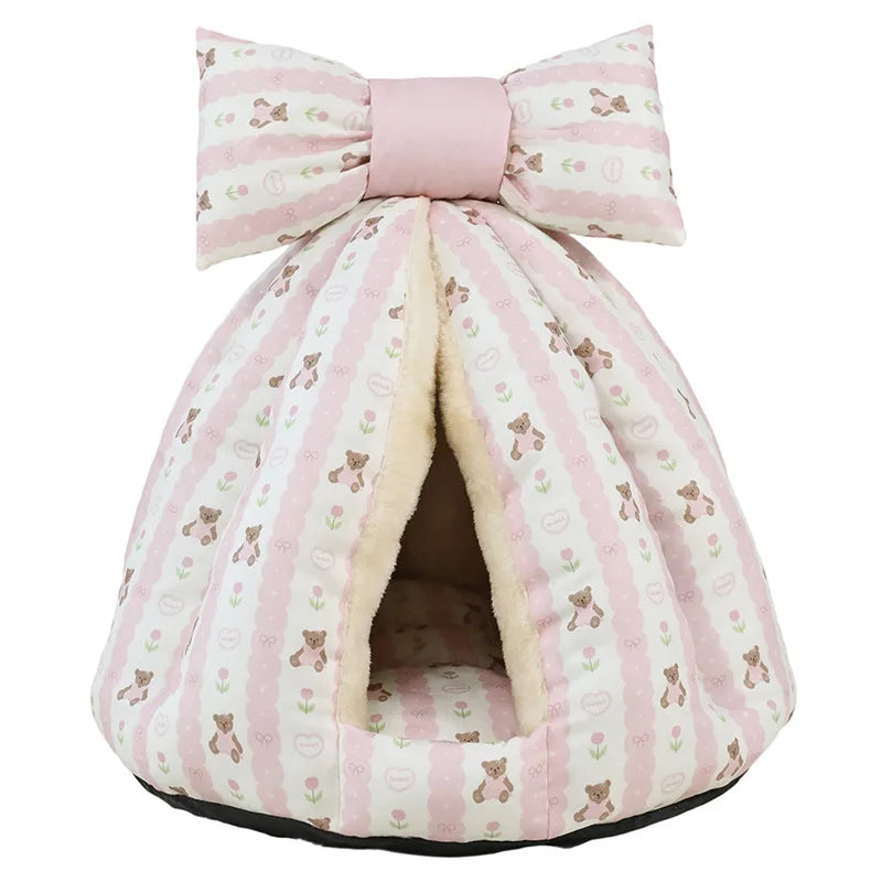 Darling Bow Cat Bed