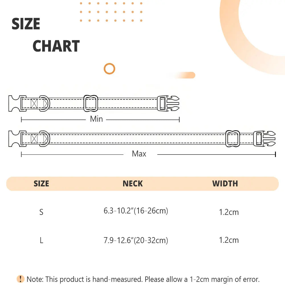 Customizable Cat Collar